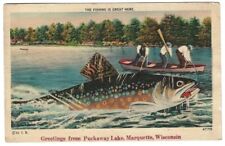 Marquette wisconsin postcard for sale  Hillsborough