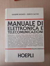 Manuale elettronica telecomuni usato  Roma