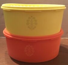 orange tupperware canister set for sale  Pittsburgh