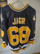 Camiseta Pittsburgh Penguins Jaromir Jagr de 1993 nunca usada desde a vitória no concurso. comprar usado  Enviando para Brazil
