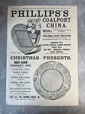 Phillips coalport china for sale  KENILWORTH