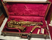 ~Saxofón alto Buescher Aristocrat 1955 de colección serie III con estuche~ segunda mano  Embacar hacia Argentina