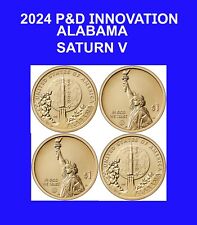 2024 P D Alabama American Innovation $1 Dollar-Rocket Mint 2 Coin Set for sale  Shipping to South Africa