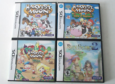 Lote de jogos Nintendo DS Harvest Moon 2006 Rune Factory 2 Island Happiness quebra-cabeça comprar usado  Enviando para Brazil