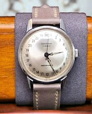 Wakmann-Breitling 24 horas varredura mostrador militar - 1960's French Quarter Master Watch comprar usado  Enviando para Brazil