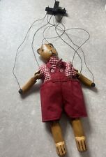 Wooden bear marionette for sale  Shipping to Ireland