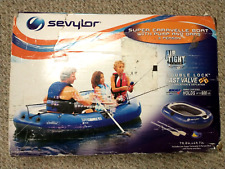 Used, Sevylor Super Caravelle XR66 Inflatable 3 Pers Boat New/Open Box Tested No Pump for sale  Shipping to South Africa