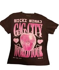 Camisa Oficial Gag City World Tour Nicki Minaj Talla Mediana, usado segunda mano  Embacar hacia Argentina