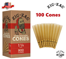 Paquete de conos de papel sin blanquear Zig-Zag® 1/4 talla 100 envío rápido segunda mano  Embacar hacia Argentina