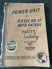 Unidade de energia Caterpillar livro de peças diesel nº 11 auto Patrol 8G1-1008 motoniveladora de loja comprar usado  Enviando para Brazil