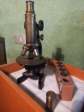 Microscopio vintage ottone usato  Castelnuovo Del Garda