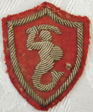 Embroidered ww2 2nd for sale  POOLE