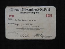 1921 chicago milwaukee for sale  Sandwich