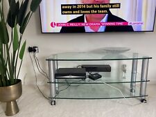 Glass television stand for sale  LONDON