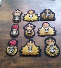 Royal Navy World Navy, Collection of 9 Cloth Bullion Badges for sale  Shipping to South Africa