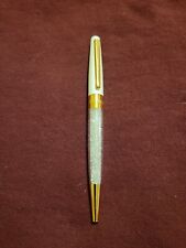 Caneta esferográfica cristalina Swarovski branca e dourada  comprar usado  Enviando para Brazil
