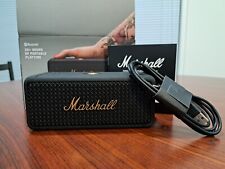 Alto-falante Bluetooth Marshall Emberton - Preto e latão usado, usado comprar usado  Enviando para Brazil