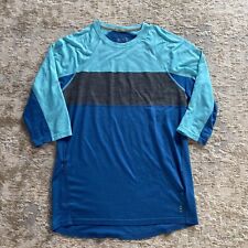 Camiseta Smartwool masculina manga curta 150 média azul manga 3/4 bicicleta ciclismo comprar usado  Enviando para Brazil