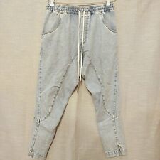 Usado, Calça jeans cônica de algodão japonesa BASSIKE Pull On Super Lo - Tamanho pequeno comprar usado  Enviando para Brazil