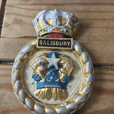 Hms salisbury metal for sale  WESTON-SUPER-MARE