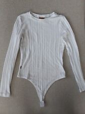 Ribbed knit white for sale  SALFORD