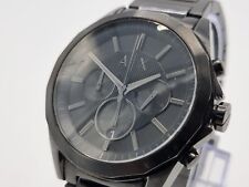 Armani Exchange AX2601 Men's Black Stainless Steel Chronograph Watch, used for sale  Shipping to South Africa