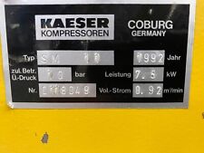 Kaeser kompressor sm gebraucht kaufen  Schwalmstadt