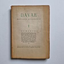 Revista Davar Nª 1 - Alberto Gerchunoff, Verbitsky, Luis Franco, etc. comprar usado  Enviando para Brazil