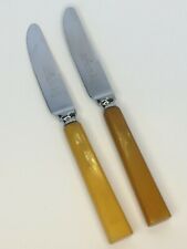 Lote 2 facas B Thomas & Co Makers Sheffield faca de baquelite de aço inoxidável MCM comprar usado  Enviando para Brazil