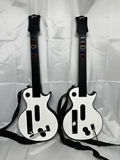 Nintendo Wii Guitar Hero Gibson Les Paul Wireless Guitar LOT OF 2 Fully Tested, used for sale  Shipping to South Africa