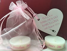 Hen Do Wedding Favours Party Bag and TAGS  Personalised CANDLES AND Gift Tags for sale  Shipping to South Africa