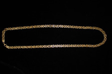 Gold panzerkette halskette gebraucht kaufen  Frankfurt