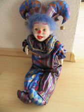 Clownpuppe harlekin keramikkop gebraucht kaufen  Kaufbeuren