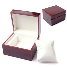 Usado, Moda caja de reloj de lujo madera caja de reloj con paquete de almohada estuche reloj caja de regalo segunda mano  Embacar hacia Argentina