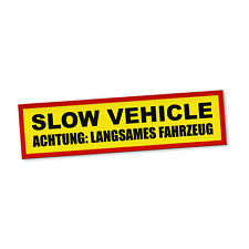 Slow vehicle magnetschild gebraucht kaufen  Leipzig