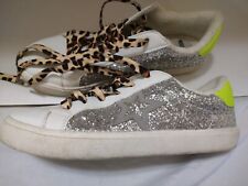 Usado, Tênis NoBo Star prata glitter neon costas leopardo renda tamanho 10  comprar usado  Enviando para Brazil