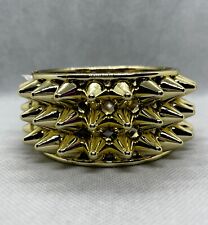 Usado, Pulseira de prata dourada cravada cravada cravejada de plástico bracelete largo comprar usado  Enviando para Brazil