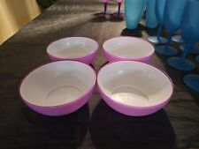 Purple bowls plastic for sale  ELY