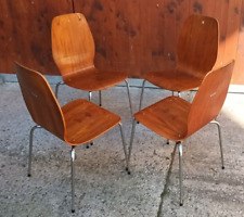 Usado, 4x Teca Apilables Vintage Sillas de Comedor Silla Danesa A. Grasaasen 60er segunda mano  Embacar hacia Argentina