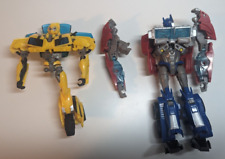 Transformers Prime Parts Lote 2 figuras Optimus Prime, Bumblebee, usado segunda mano  Embacar hacia Argentina