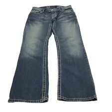 Jeans INC Copenhagen slim boot cut azul masculino 34 30 bolsos de ponto desgastado comprar usado  Enviando para Brazil