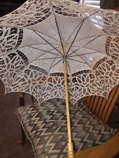 White lace umbrella d'occasion  Expédié en Belgium