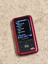 Reproductor de medios digitales Sony Walkman NWZ-S616F rojo 4 GB (PROBADO Y FUNCIONA) segunda mano  Embacar hacia Argentina