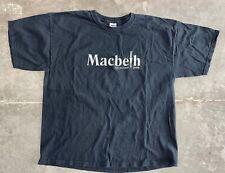 VINTAGE MACBETH BROADWAY SHOW 2008 PROMO SHIRT DOUBLE SIDED SZ XL for sale  Shipping to South Africa