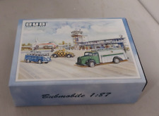 1:87 BUB 06943 JUEGO de aeródromo Pan Am VW Escarabajo, VW T1 Bus, Mercedes-Benz L6600 segunda mano  Embacar hacia Argentina