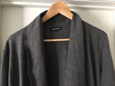 Cardigã jersey manga alargada frente aberta cachoeira carvão cinza escuro Comme Ca  comprar usado  Enviando para Brazil