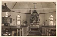Usado, Cartão postal antigo Eksharad Kyrka interior igreja altar púlpito banco bancos foto comprar usado  Enviando para Brazil