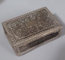 Russian silver filigree for sale  SWINDON