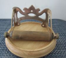 Vintage brass wooden for sale  Shipping to Ireland