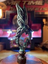 Used, ANTIQUE LARGE CAST IRON LAMP FINAL  DRAGON for sale  Shipping to South Africa